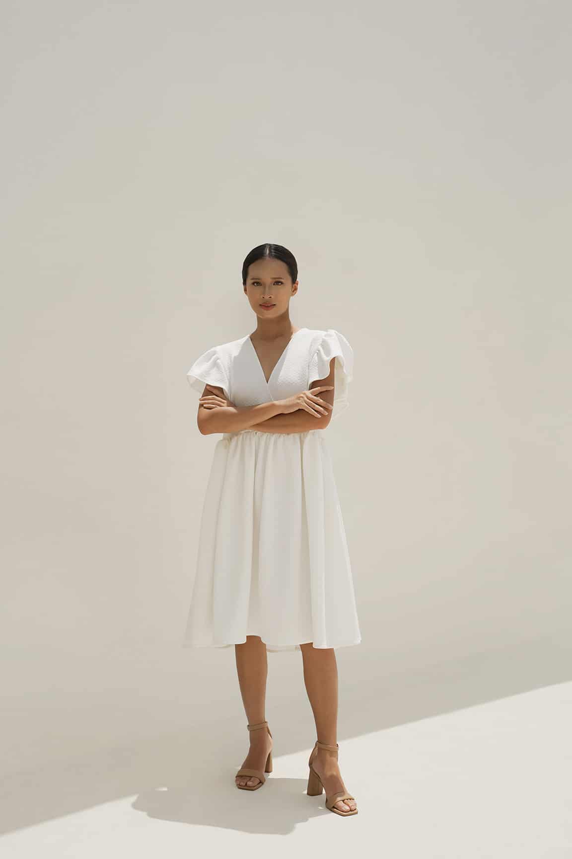 Annaya Dress White