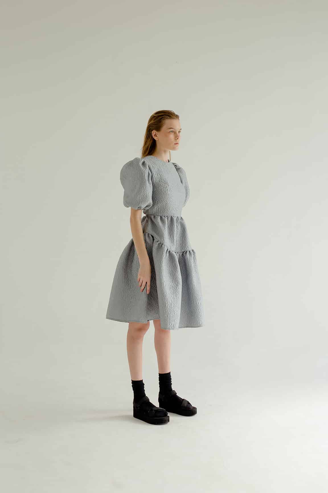 Defect – Cecille Dress Grey