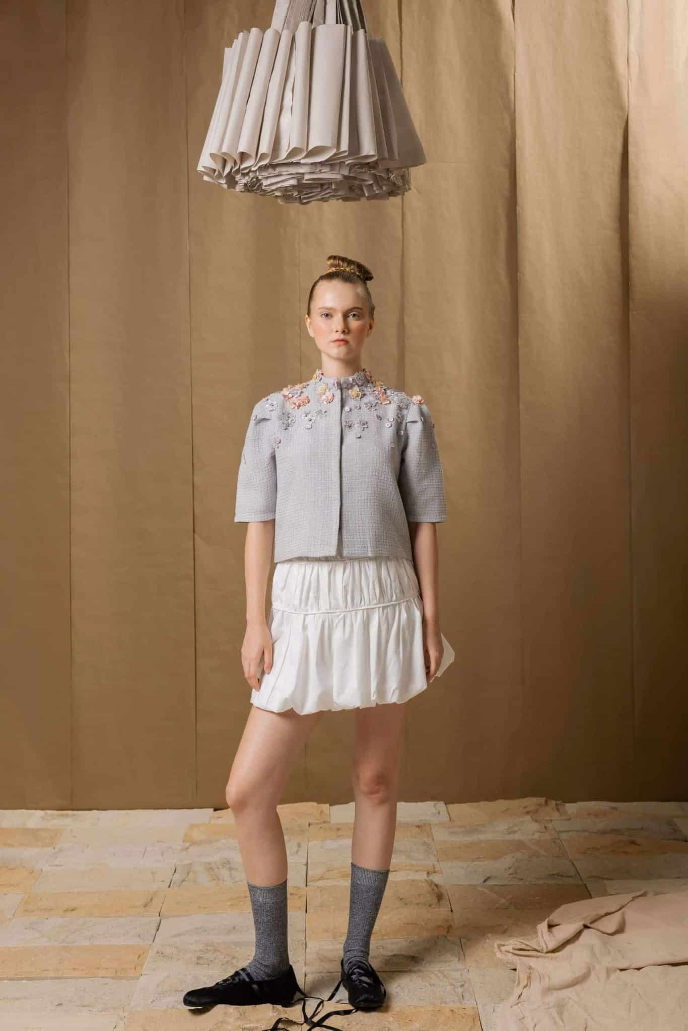 Hazel Balloon Skirt in Cotton